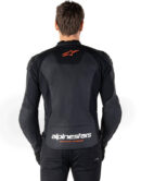 alpinestars faster v3 black leather jacket