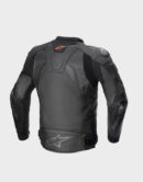 alpinestars gp plus v4 black leather jacket