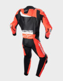alpinestars gp plus v4 leather black orange racing suit