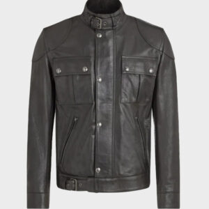 belstaff hand waxed gangster jacket