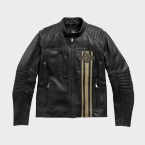 harley davidson triple vent leather jacket