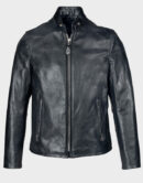 schott nyc cowhide casual racer jacket