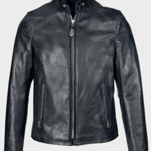 schott nyc cowhide casual racer jacket