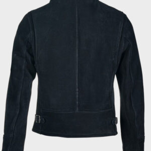 schott nyc heavyweight oiled nubuck leather jacket