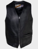 schott nyc naked cow hide moto vest