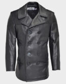 schott nyc naval pea leather coat