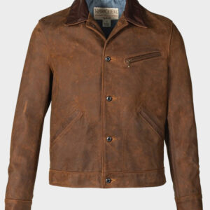 schott nyc nubuck cowhide mechanic's jacket