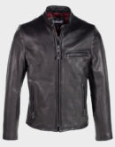 schott nyc waxed natural pebbled jacket